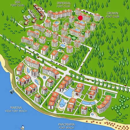 Sea View Panoramic Apartments, Noks Crown Club Διαμέρισμα Sveti Vlas